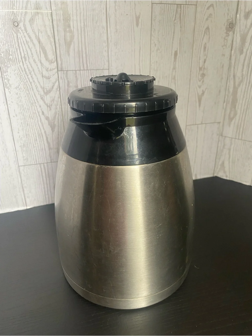 Cuisinart Stainless Steel Coffee Carafe with Black Lid and Handle